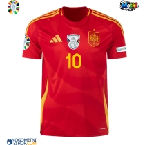 Moški Nogometni dresi Španija Dani Olmo #10 Domači EP 2024 Kratek Rokav